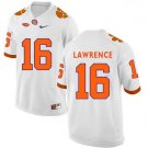 MEN'S CLEMSON TIGERS #16 TREVOR LAWRENCE WHITE JERSEY
