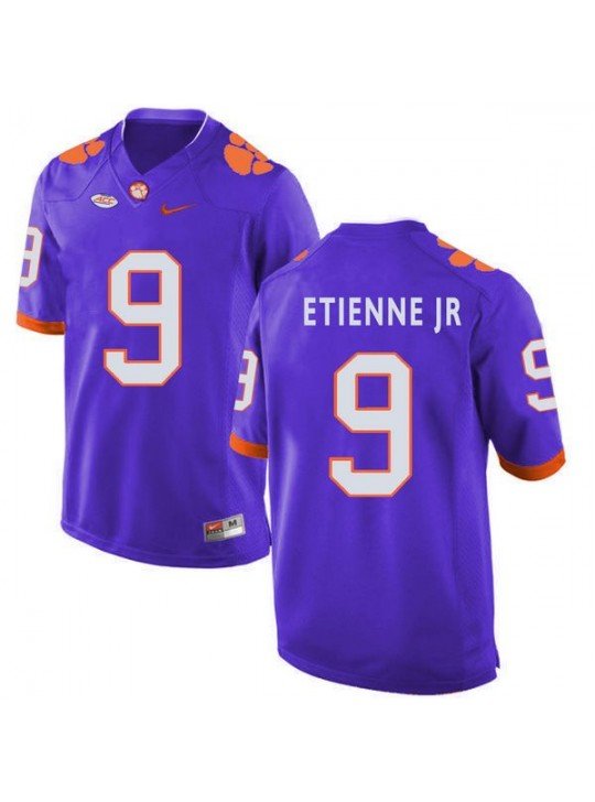 MEN'S CLEMSON TIGERS #9 TRAVIS ETIENNE PURPLE JERSEY