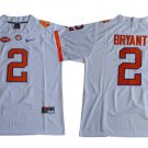 Men's CLEMSON TIGERS #2 Kelly Bryant White Limited Stitched Jersey