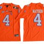Men's CLEMSON TIGERS #4 Deshaun Watson Orange Limited Stitched Jersey