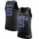 MEN'S DUKE BLUE DEVILS #5 R.J. BARRETT BLACK BASKETBALL JERSEY