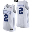 MEN'S DUKE BLUE DEVILS #2 CAMERON REDDISH WHITE BASKETBALL JERSEY