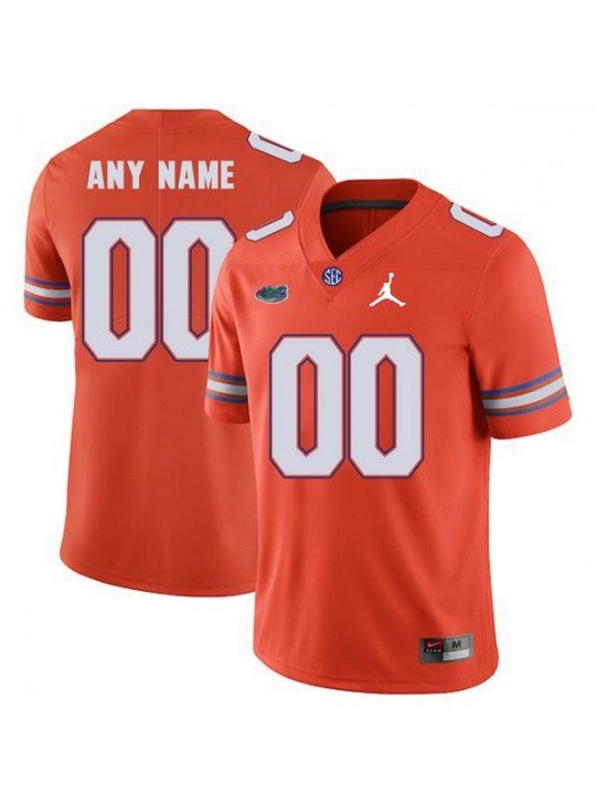 MEN'S 2018 NEW FLORIDA GATORS CUSTOMIZED ORANGE JERSEY