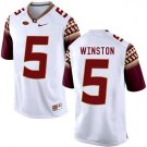 MEN'S FLORIDA STATE SEMINOLES #5 JAMEIS WINSTON WHITE JERSEY