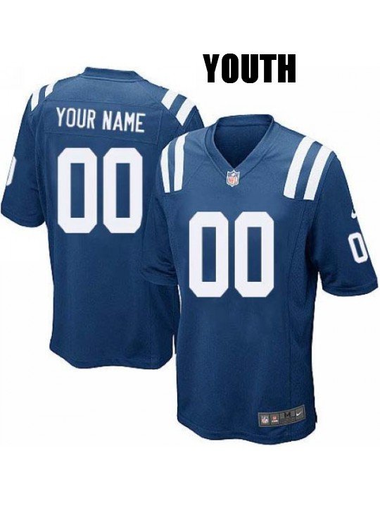 Youth Indianapolis Colts Customized Blue Jersey