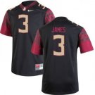 MEN'S FLORIDA STATE SEMINOLES #3 DERWIN JAMES BLACK JERSEY