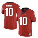 MEN'S GEORGIA BULLDOGS #10 MALIK HERRING RED JERSEY