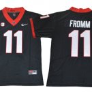 Men's Georgia Bulldogs #11 Jake Fromm Black Limited Stitched Jersey