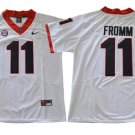 Men's Georgia Bulldogs #11 Jake Fromm White Limited Stitched Jersey