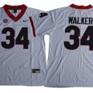 Men's Georgia Bulldogs #34 Herschel Walker White Limited Jersey