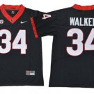 Men's Georgia Bulldogs #34 Herschel Walker Black Limited Jersey