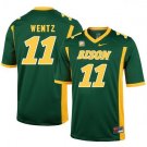 MEN'S NORTH DAKOTA STATE BISON #11 CARSON WENTZ Green JERSEY
