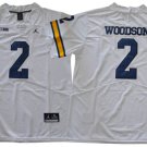 MEN'S MICHIGAN WOLVERINES #2 CHARLES WOODSON WHITE JERSEY