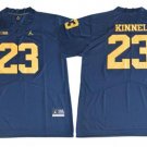 Men's Michigan Wolverines #23 Tyree Kinnel Navy Blue Jersey