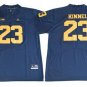 Men's Michigan Wolverines #23 Tyree Kinnel Navy Blue Jersey