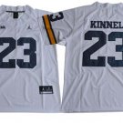 Men's Men's Michigan Wolverines #23 Tyree Kinnel White Jersey