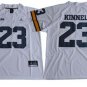 Men's Men's Michigan Wolverines #23 Tyree Kinnel White Jersey