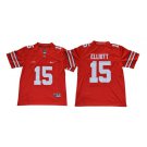 MEN'S OHIO STATE BUCKEYES #15 EZEKIEL ELLIOTT RED JERSEY