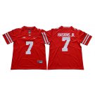 Men's OHIO STATE BUCKEYES #7 DWAYNE HASKINS JR RED JERSEY