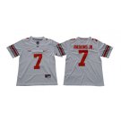 MEN'S OHIO STATE BUCKEYES #7 DWAYNE HASKINS JR WHITE JERSEY
