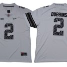 Men's Buckeyes #2 J.K. Dobbins Light Gray Alternate Legend Limited Jersey