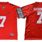 Men's Buckeyes #7 Dwayne Haskins Jr Red Diamond Quest Stitched Jersey