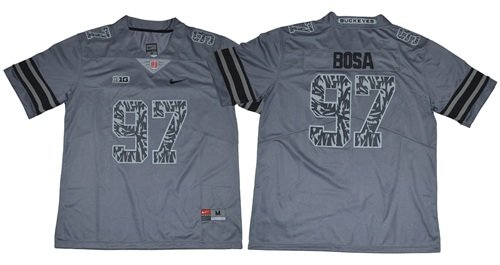 Men's Buckeyes #97 Joey Bosa Gray New Alternate Legend Limited Jersey