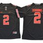 Men's Nike Buckeyes #2 J.K. Dobbins Blackout Limited Stitched NCAA Jersey