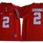 Men's Nike Buckeyes #2 J.K. Dobbins Red Limited Stitched NCAA Jersey