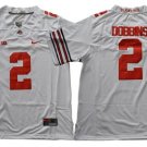 Men's Nike Buckeyes #2 J.K. Dobbins White Limited Stitched NCAA Jersey
