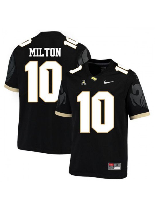 MEN'S UCF KNIGHTS #10 MCKENZIE MILTON BLACK JERSEY