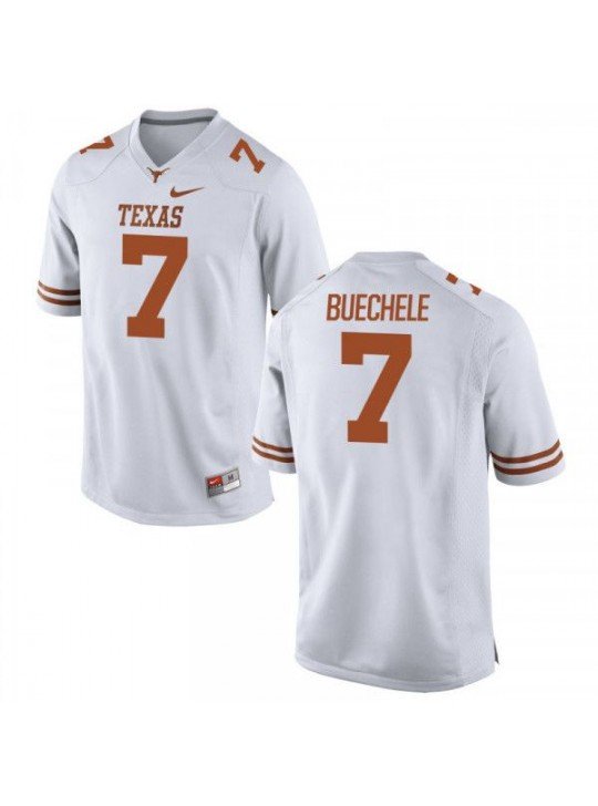 MEN'S TEXAS LONGHORNS #7 SHANE BUECHELE WHITE JERSEY