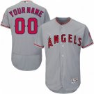 MEN'S LOS ANGELES ANGELS CUSTOMIZED GRAY FLEXBASE JERSEY