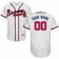 MEN'S ATLANTA BRAVES CUSTOMIZED HOME WHITE FLEXBASE JERSEY