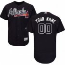 MEN'S ATLANTA BRAVES CUSTOMIZED NAVY FLEXBASE JERSEY
