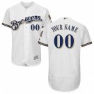 MEN'S MILWAUKEE BREWERS CUSTOMIZED GRAY FLEXBASE JERSEY