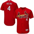 MEN'S ST. LOUIS CARDINALS #4 YADIER MOLINA SCARLET FLEXBASE JERSEY