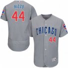 MEN'S CHICAGO CUBS #44 ANTHONY RIZZO GRAY FLEXBASE JERSEY