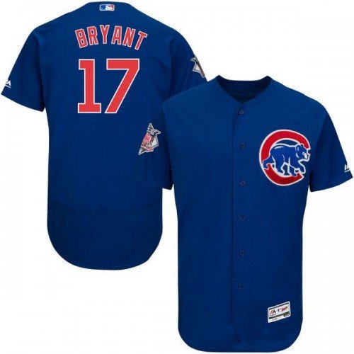 MEN'S CHICAGO CUBS #17 KRIS BRYANT ROYAL FLEXBASE JERSEY