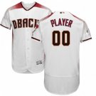 MEN'S ARIZONA DIAMONDBACKS CUSTOMIZED HOME WHITE FLEXBASE JERSEY