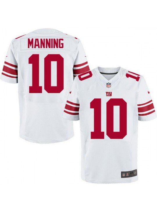 MEN'S New York Giants #10 Eli Manning White Jersey