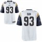 Los Angeles Rams #93 Ndamukong Suh White Jersey