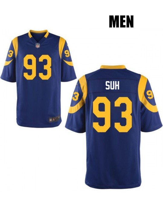 Los Angeles Rams #93 Ndamukong Suh Royal Jersey