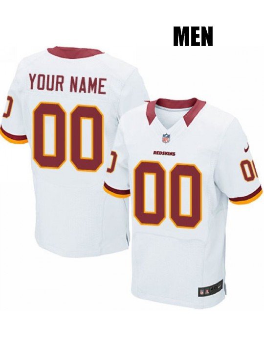 Washington Redskins Customized White Jersey