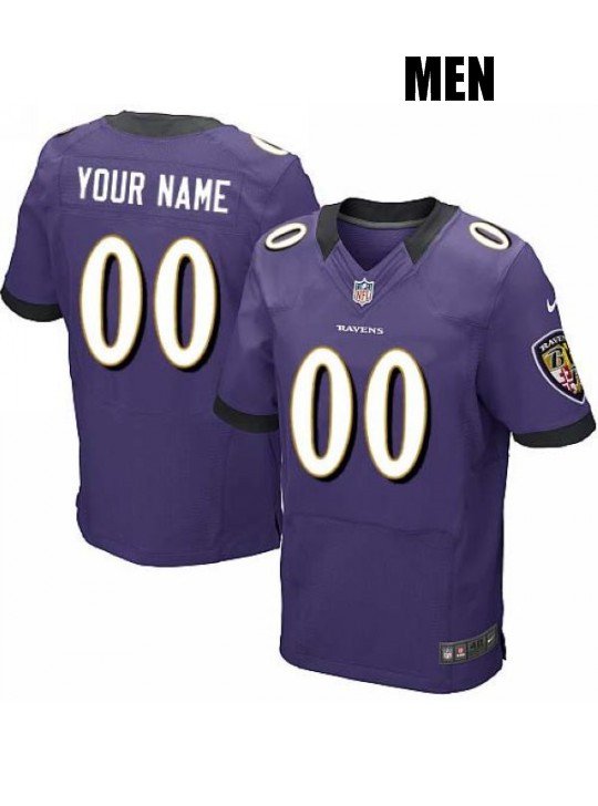 BALTIMORE RAVENS CUSTOMIZED PURPLE JERSEY