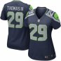 WOMEN'S SEATTLE SEAHAWKS #29 EARL THOMAS III BLUE JERSEY