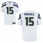 MEN'S SEATTLE SEAHAWKS #15 BRANDON MARSHALL WHITE JERSEY
