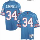 MEN'S HOUSTON OILERS #34 EARL CAMPBELL LIGHT BLUE THROWBACK JERSEY