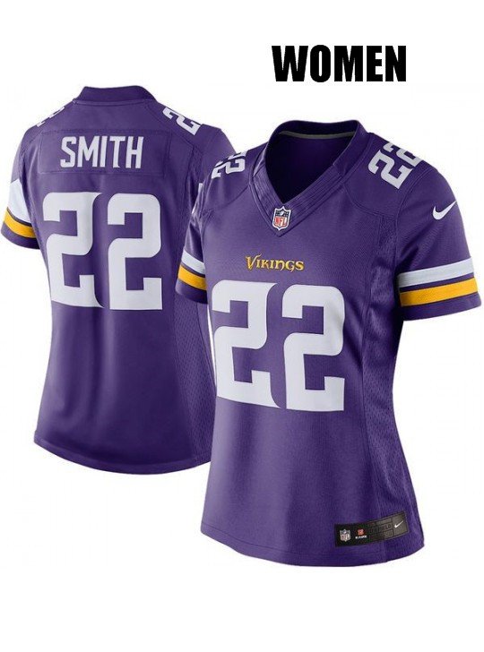 WOMEN'S MINNESOTA VIKINGS #55 ANTHONY BARR PURPLE JERSEY
