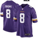 MEN'S MINNESOTA VIKINGS #8 KIRK COUSINSR PURPLE JERSEY